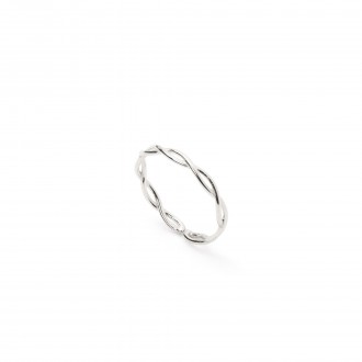 ANILLO CRUZADO DE ACERO